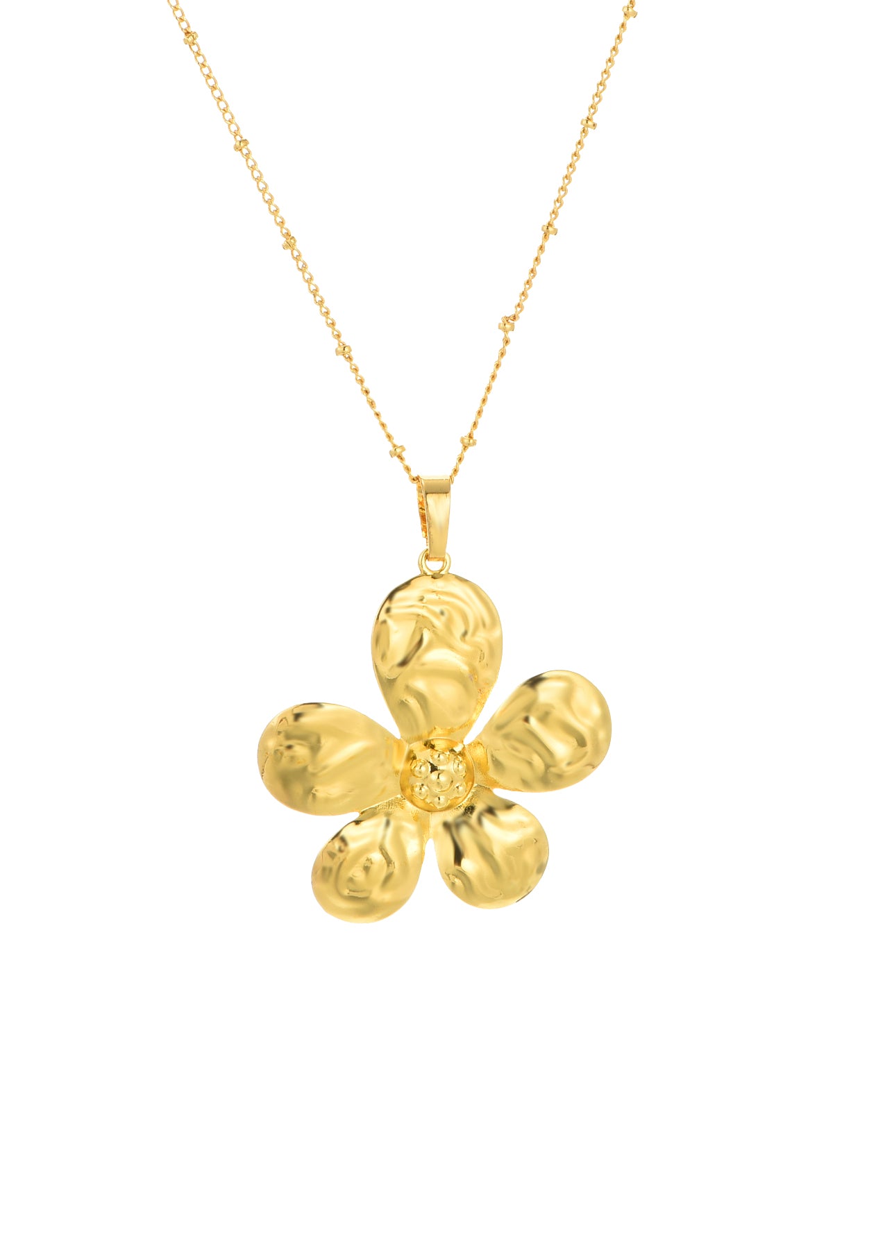 Remy Bloom Silver Flower Necklace
