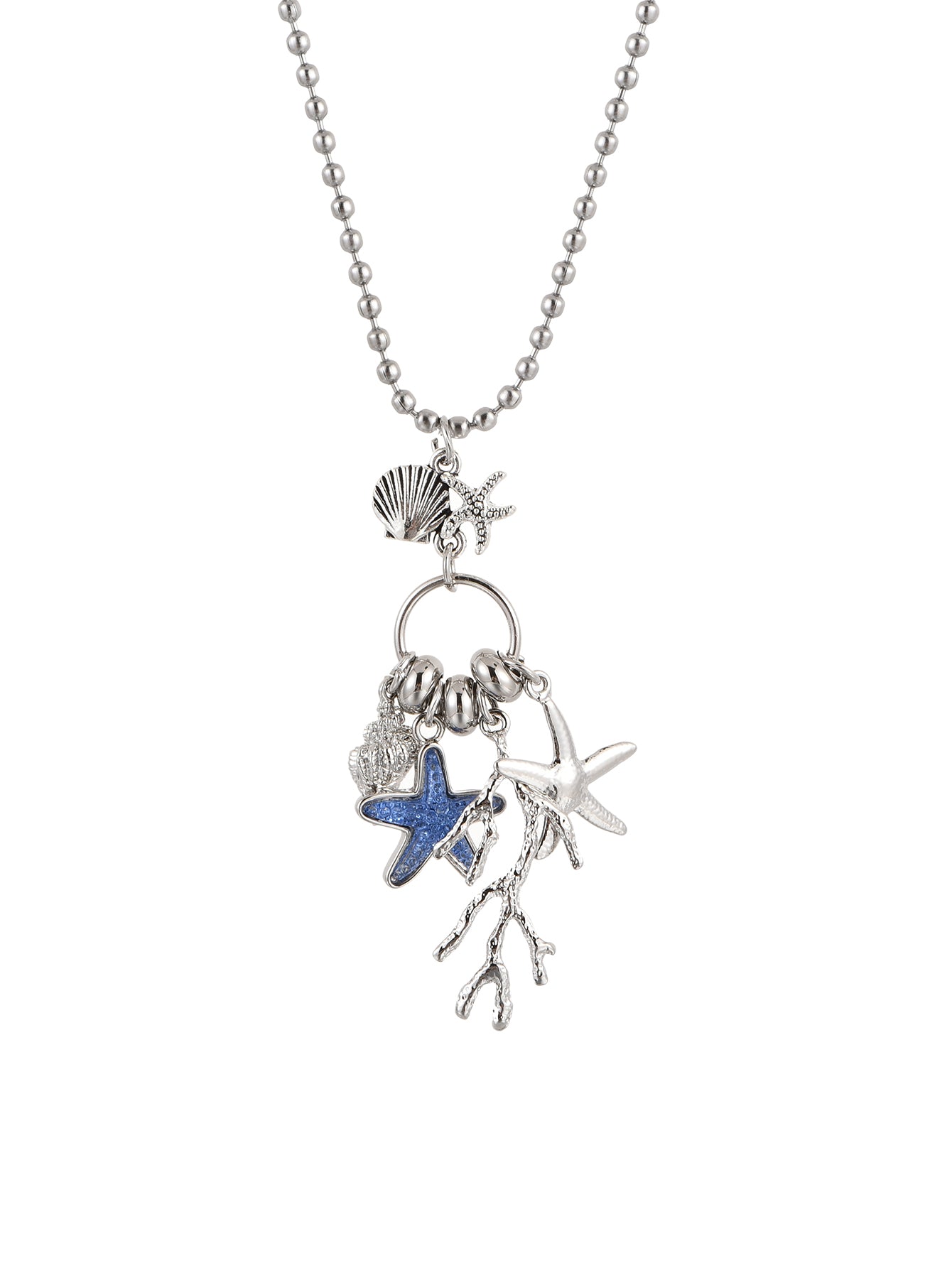 Mermaid Ocean Silver Necklace – Maison Foufou