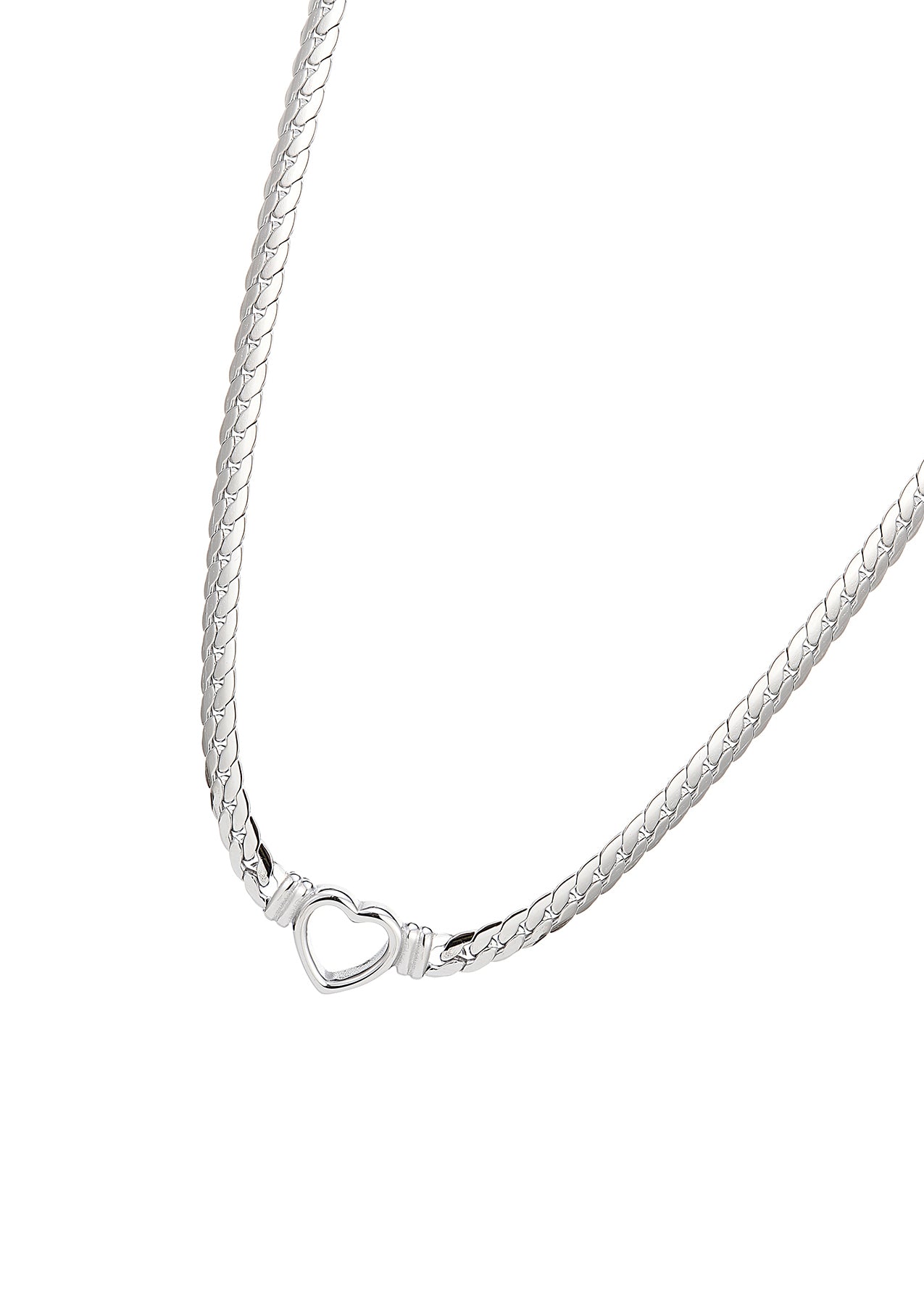 Lili Bold Love Silver Chain Necklace