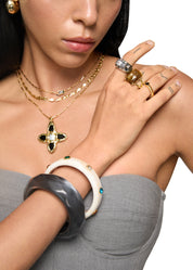 Victoria Boho Black Bangles