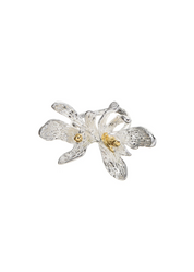 Sandra Wild Flower Silver Golden Ring