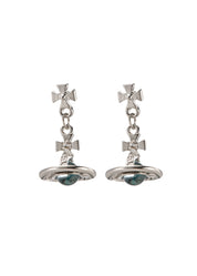 Space Love Silver Earrings