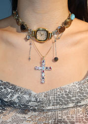 In Name Of Rose Cross Necklace