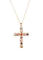 In Name Of Rose Cross Necklace