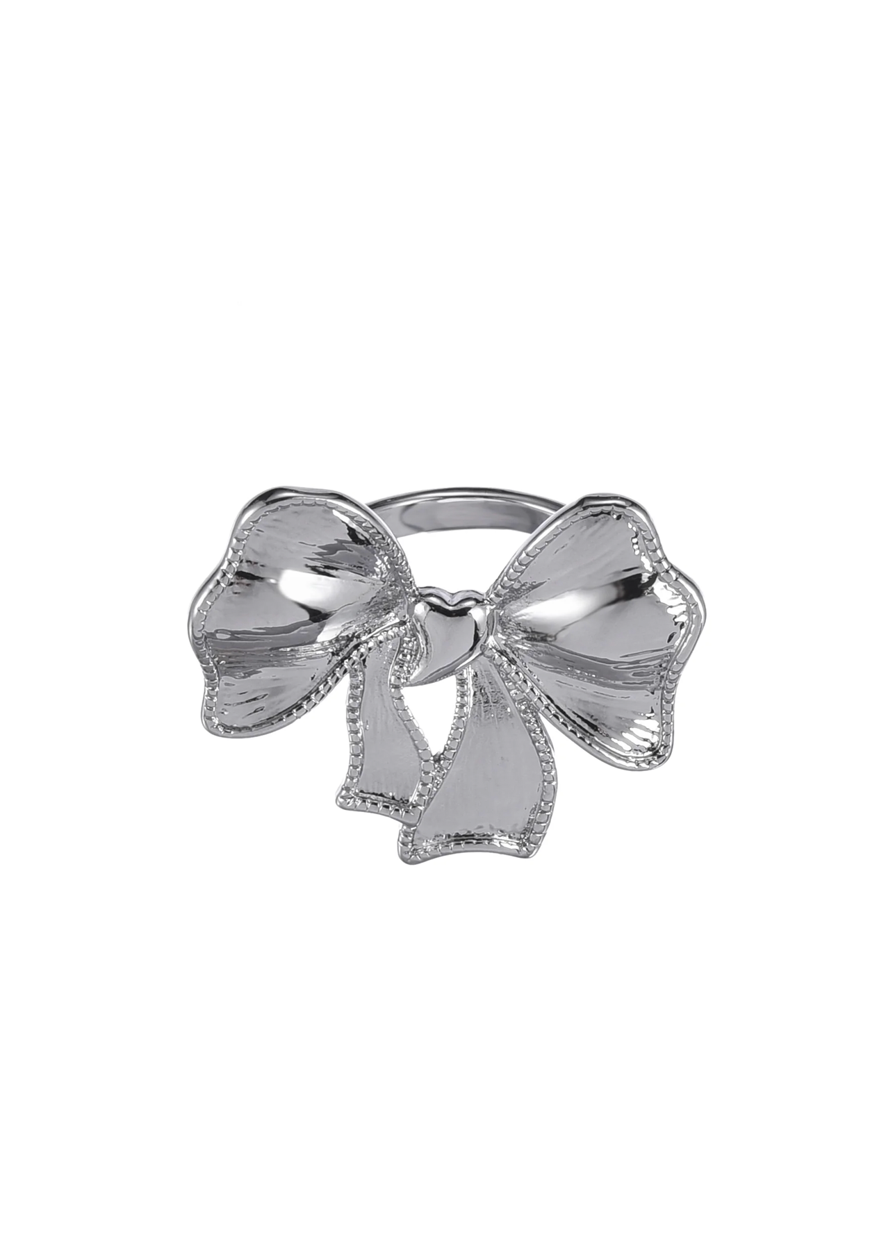 Mako Bow Silver Ring
