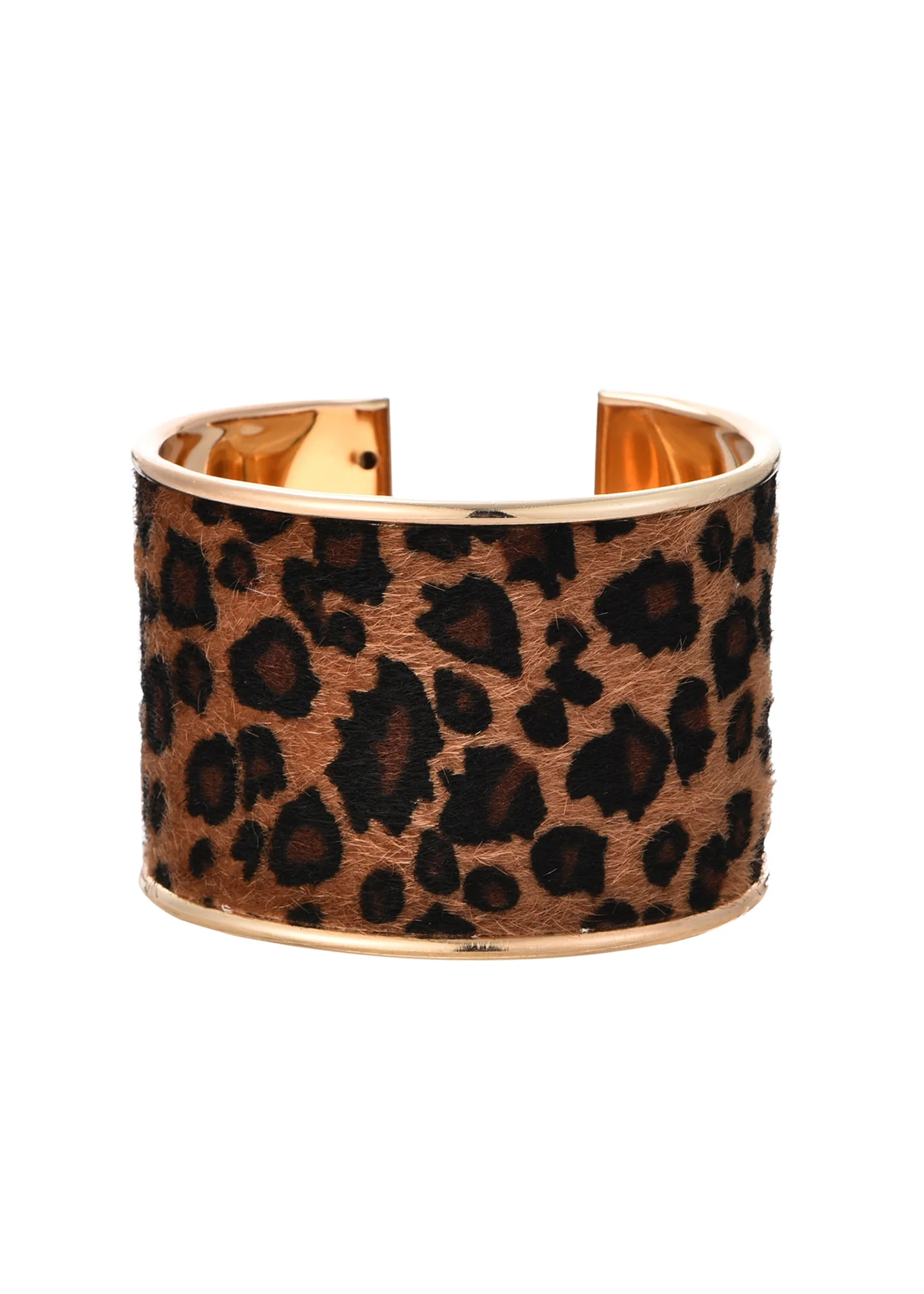 Leopard Chunky Golden Bracelet – Vintage Jewelry for Women | FOUFOU –  Maison Foufou, image size:2656x3719