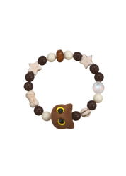 Black Pink Cat Bracelet