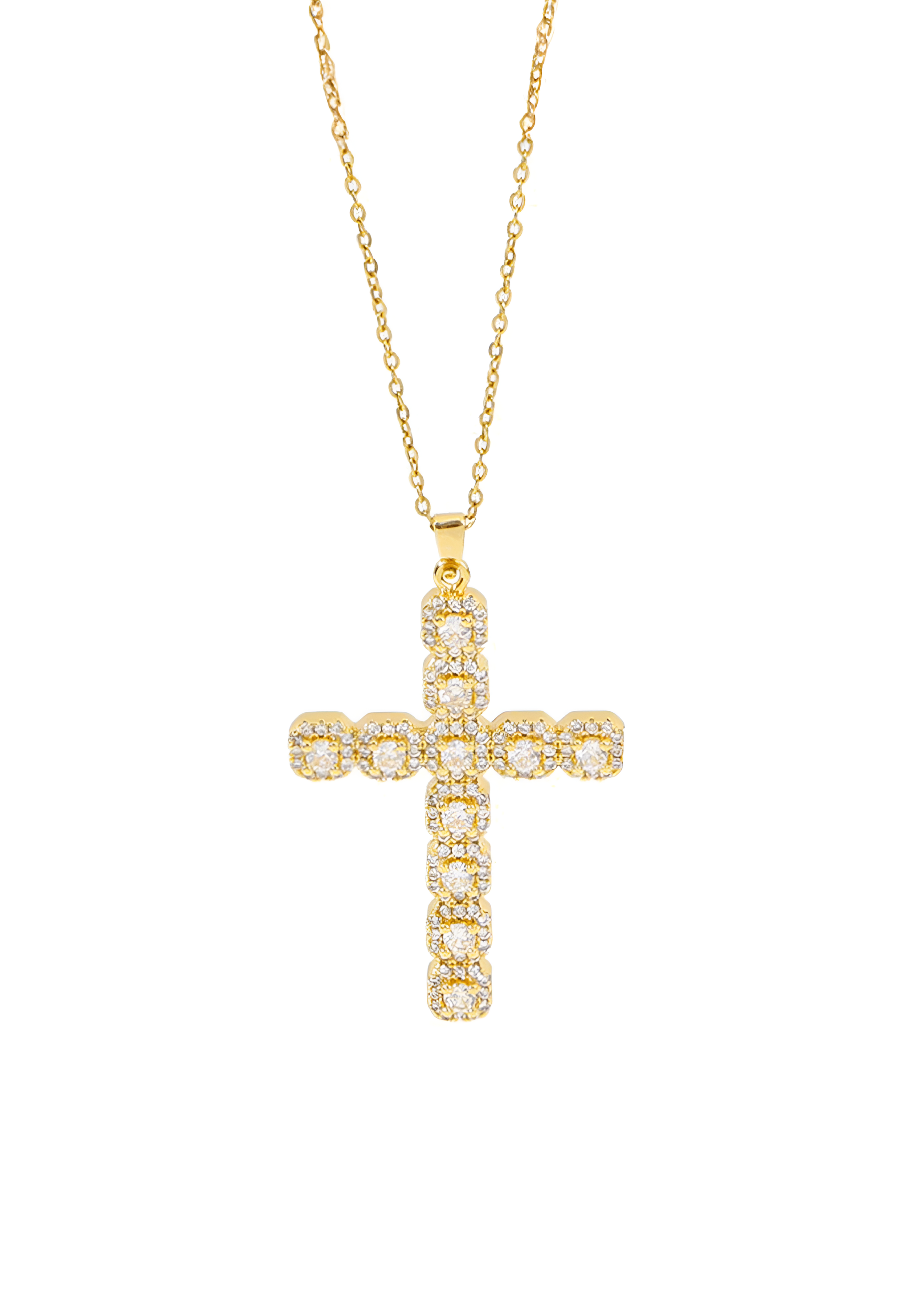 In Name Of Rose Cross Necklace