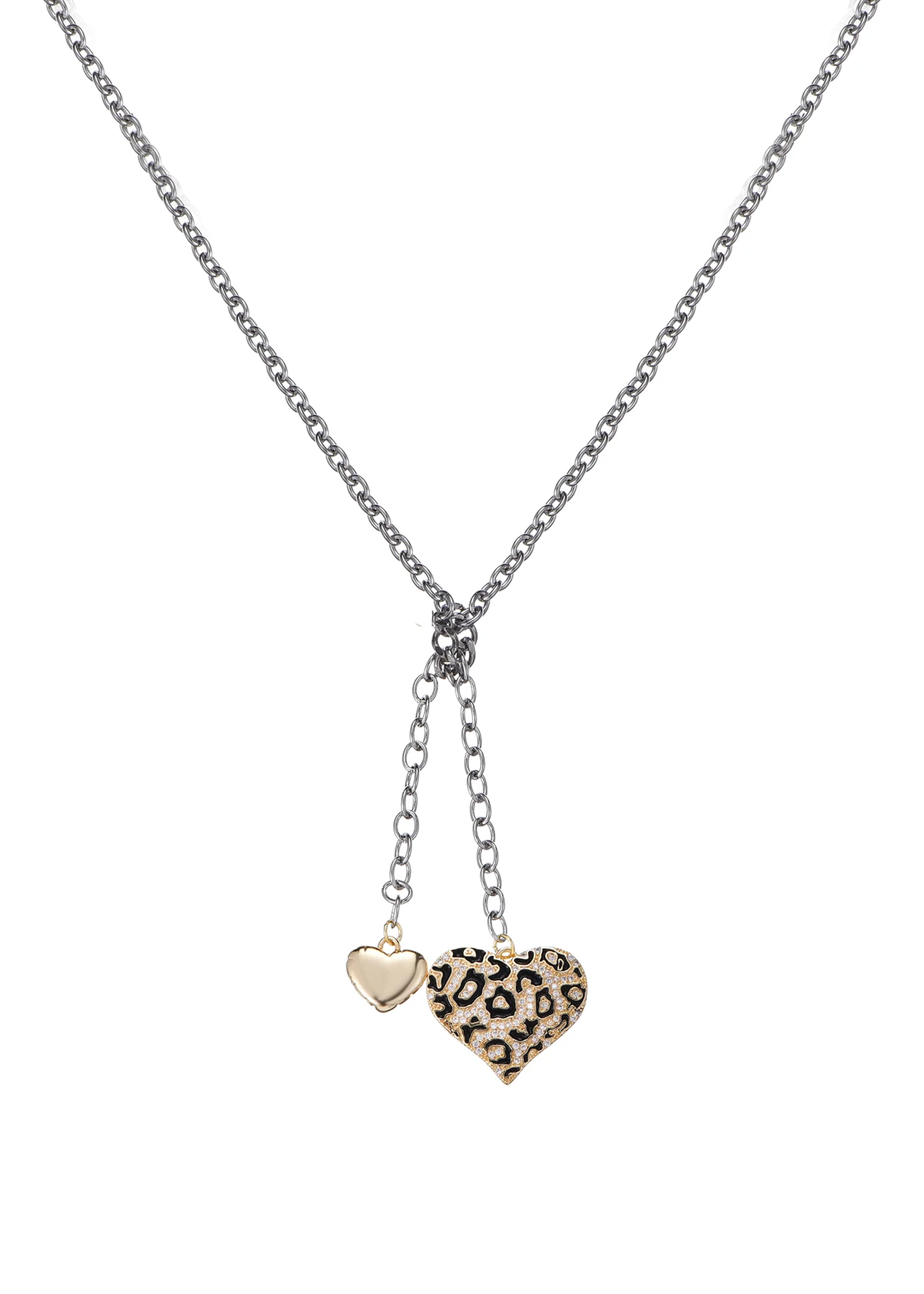 Leo Leopard Silver Chain Necklace