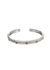 Colette Red Silver Bracelet