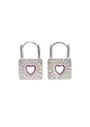 Pheobie Pink Secret Glittering Earrings