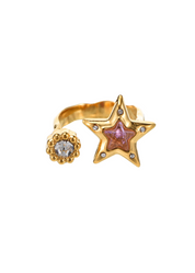 Todd & Judy Star Pink Golden Ring