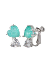 Shay Lagoon Blue Gem Stone Silver Earrings