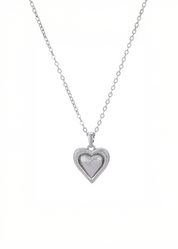 Florianne Silver Heart Necklace