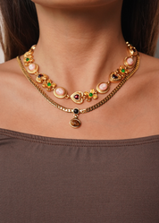Cornelia Tiger's Eye Myth Golden Necklace