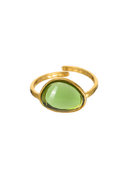 Kaya Green Stone Ring