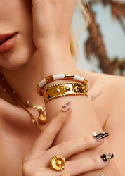 Harper Vintage Golden Bangle Bracelet