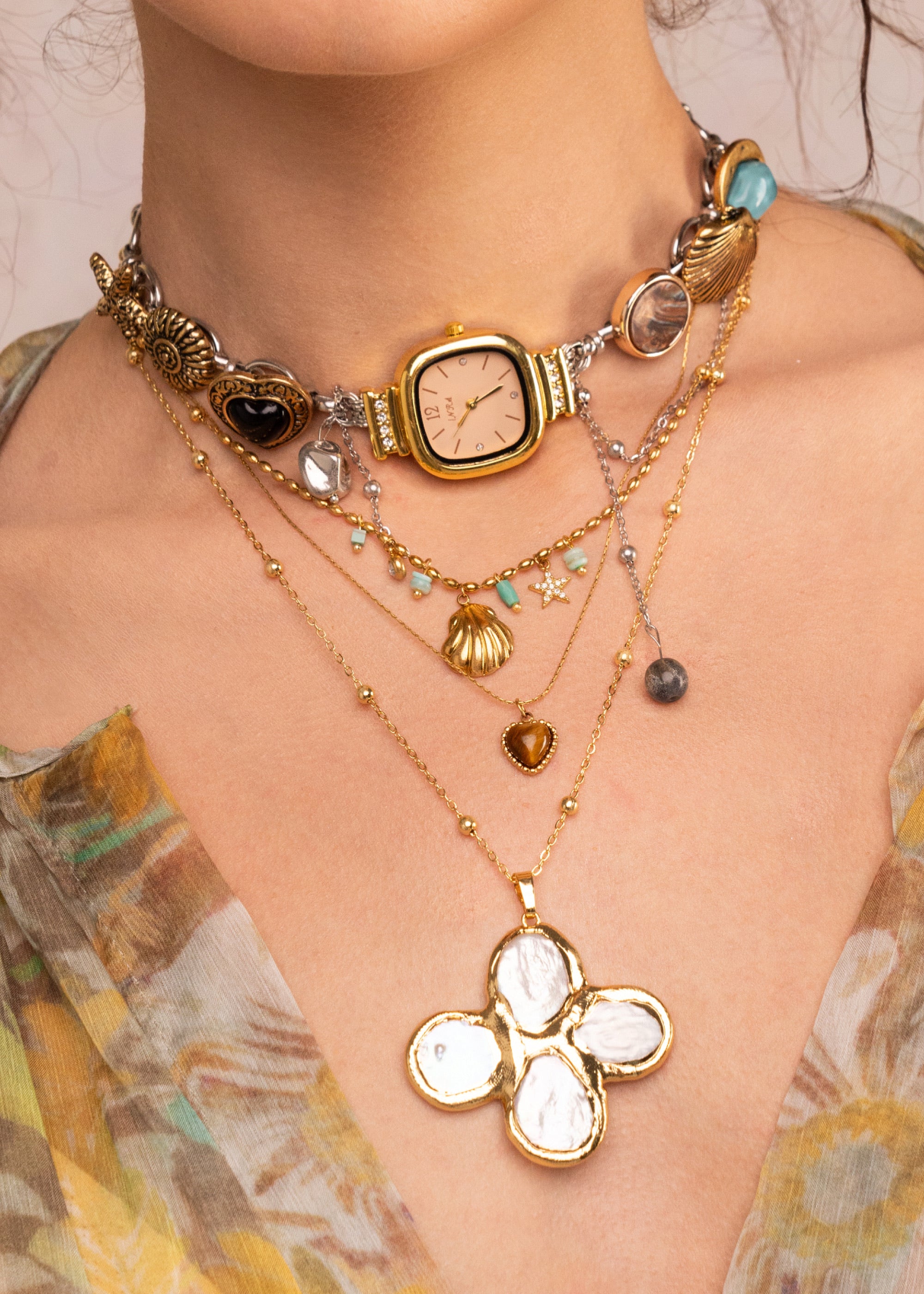 Lucky Lou Golden Necklace