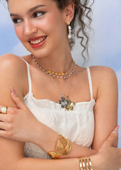 Remy Bloom Silver Flower Necklace