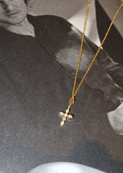 Rango Diamond Cross Gold Necklace