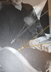Rango Diamond Cross Silver Necklace
