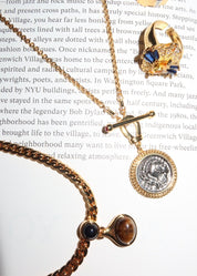 Cornelia Tiger's Eye Myth Golden Necklace