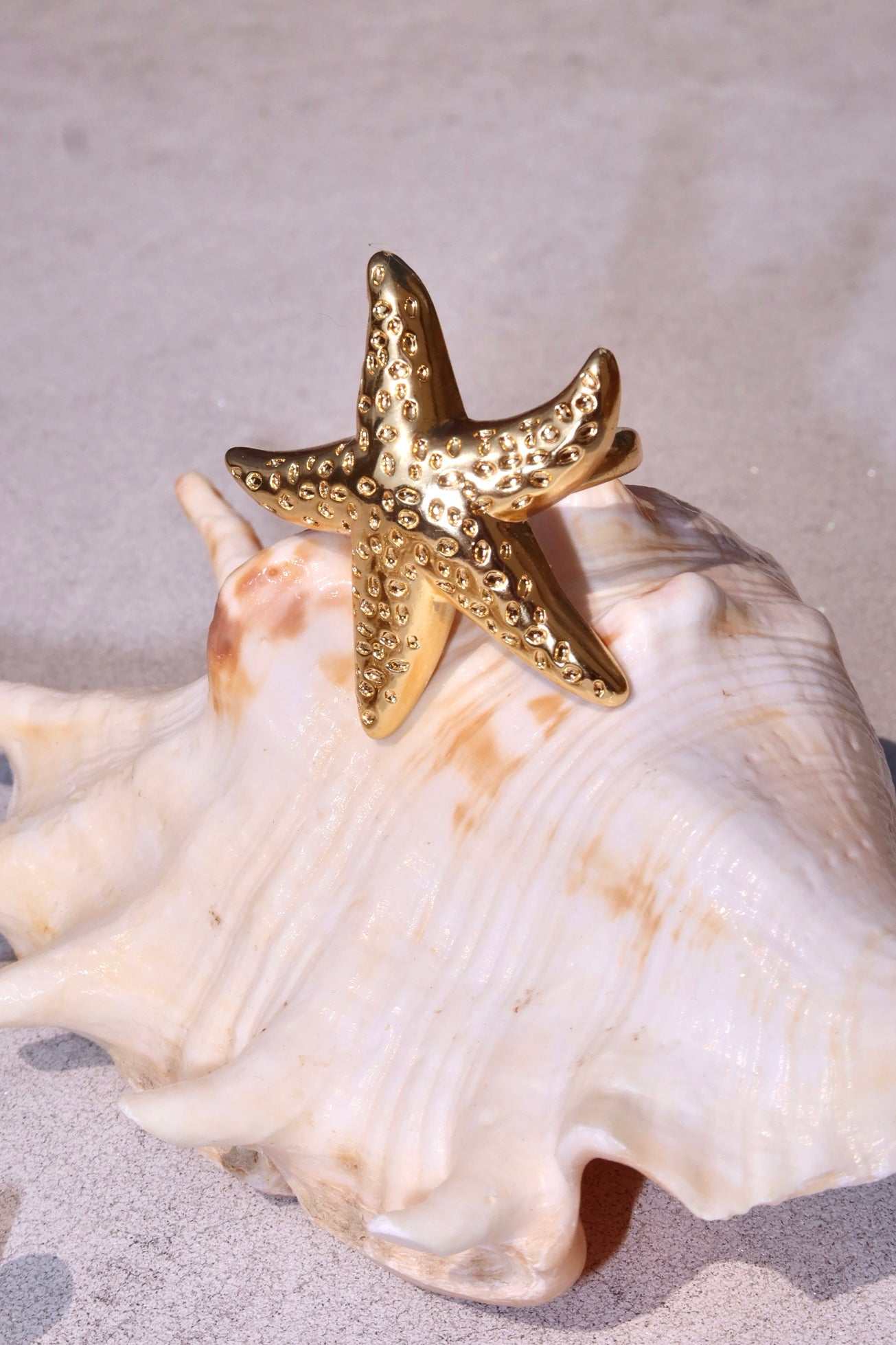 Natalia Starfish Golden Ring