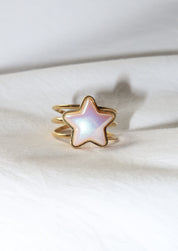Mermaid Star Golden Ring