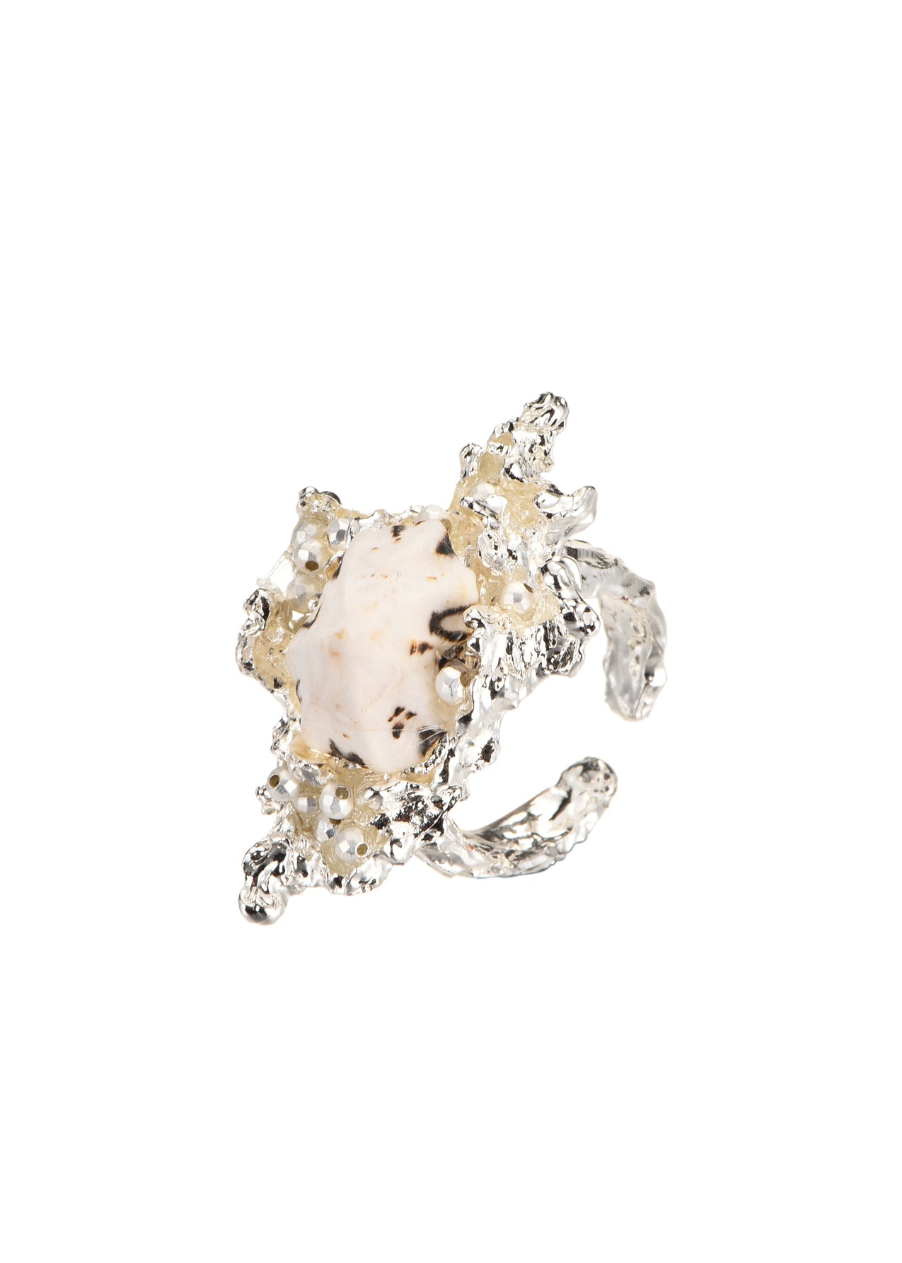 Paolo Shell Silver Ring I