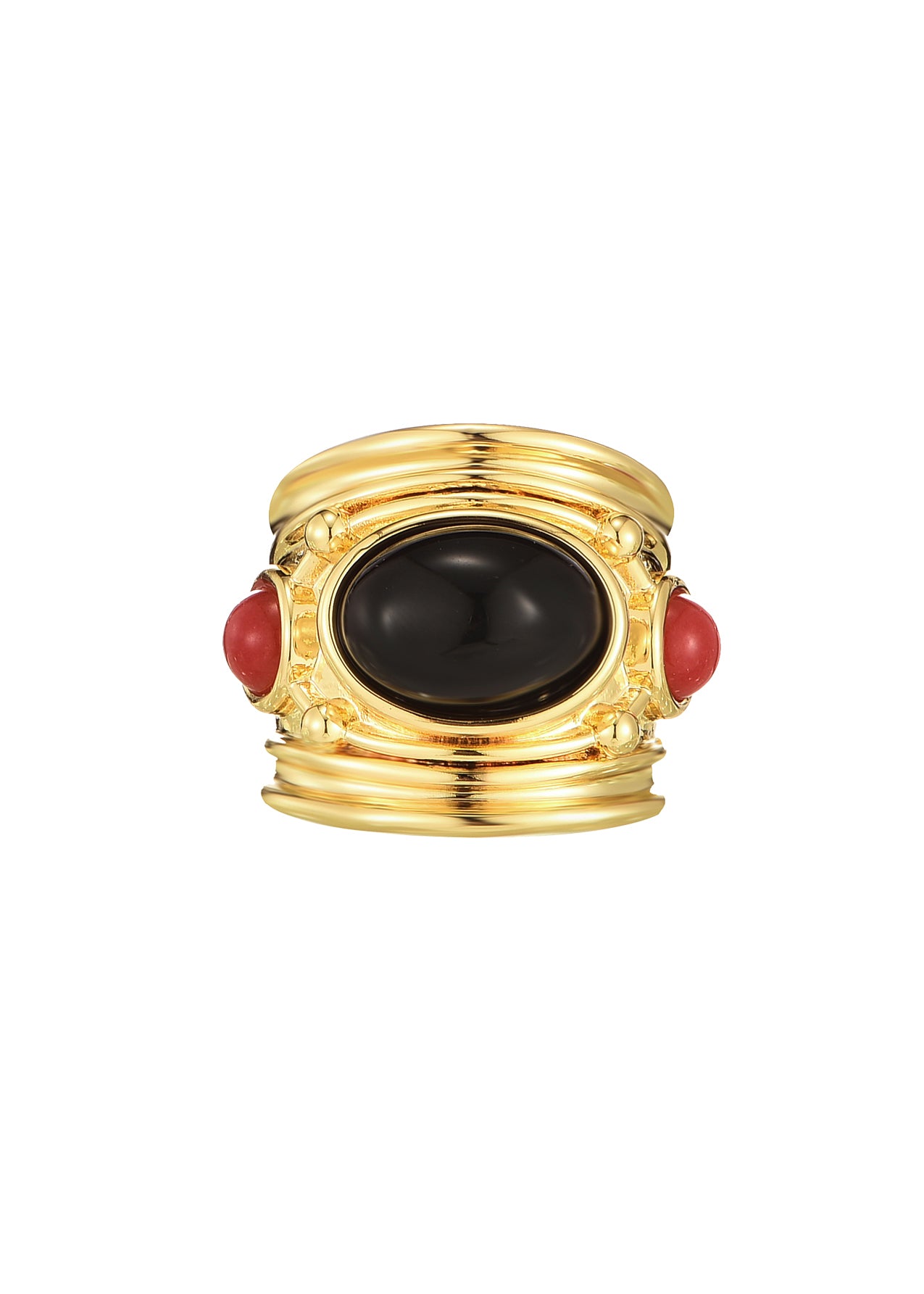 Brynne Golden Chunky Ring