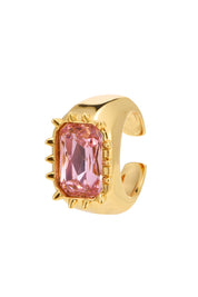 Blissful Seraphim - Rose Thorn Ring in Golden