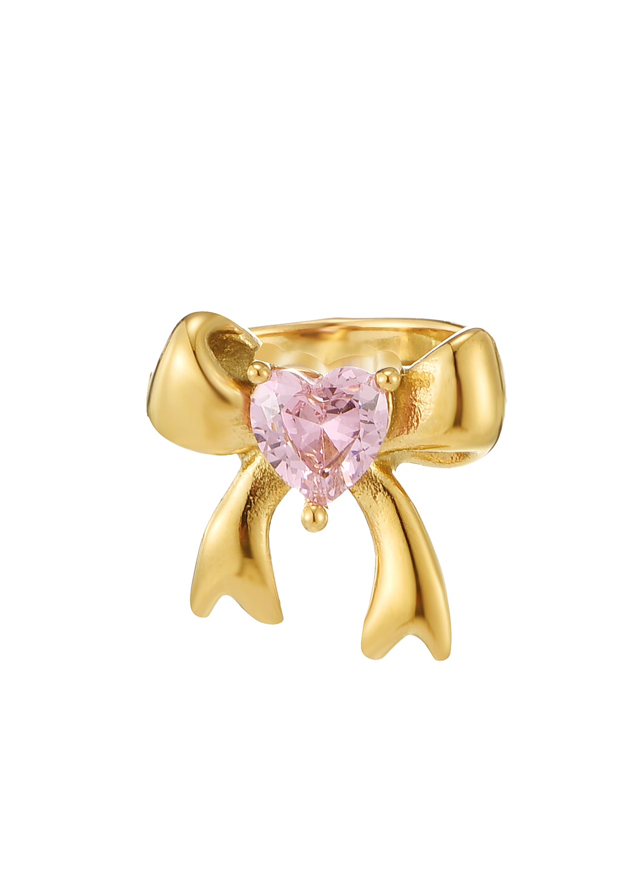 Jinn Bow Pink Golden Ring