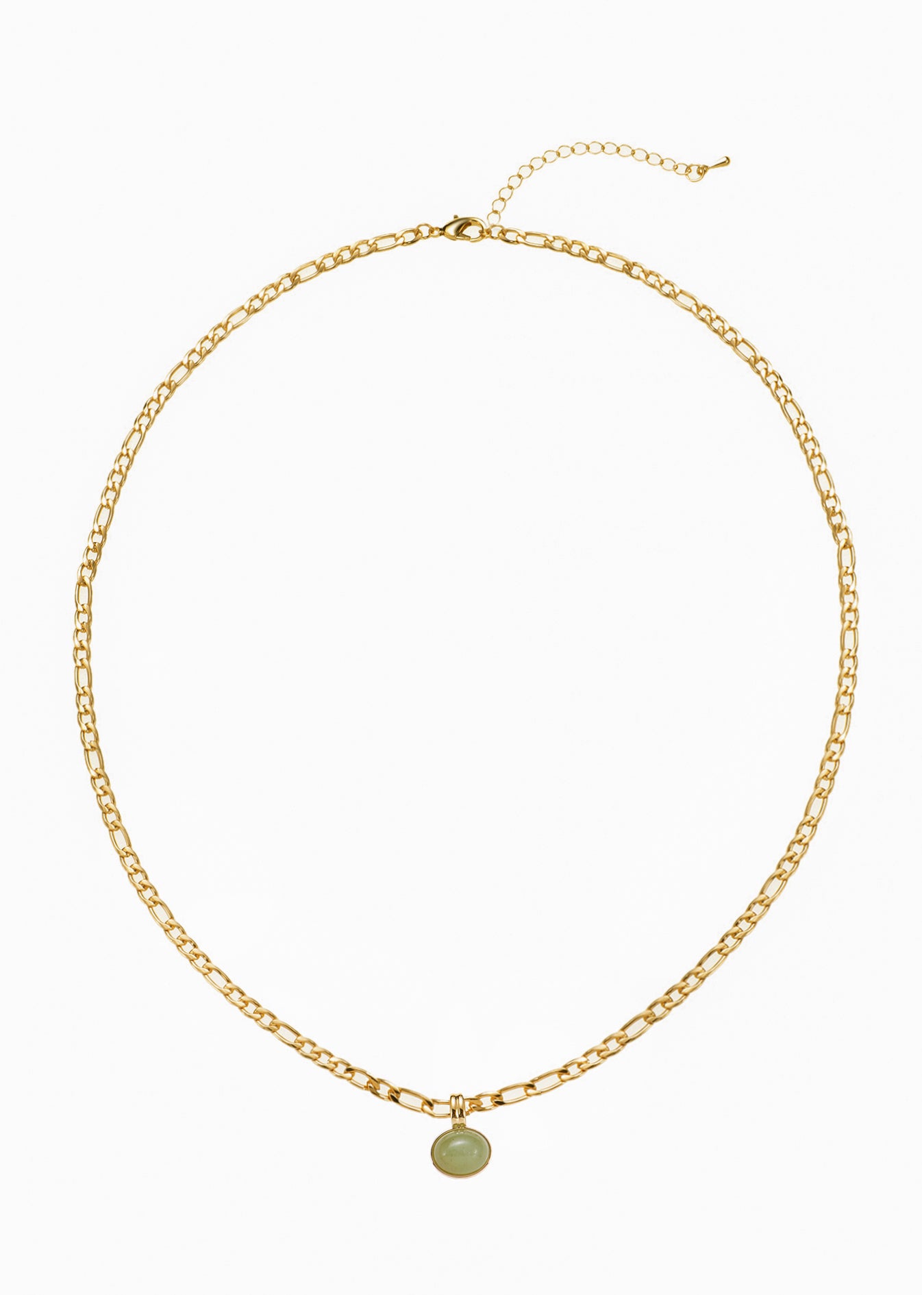 Jaded Jade Golden Necklace