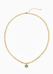 Jaded Jade Golden Necklace
