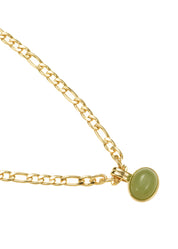 Jaded Jade Golden Necklace