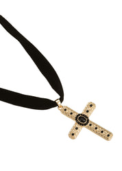 Mandy Cross Vintage Choker Necklace