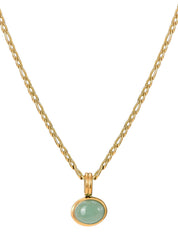 Jaded Jade Golden Necklace