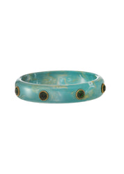 Joelle Gem Bangles - Green