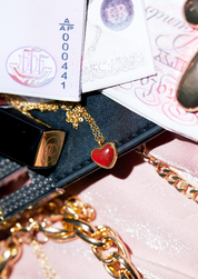 Emily Carnelian Heart Necklace