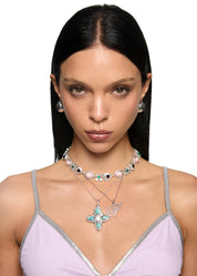 Lou Turquoise Silver Necklace