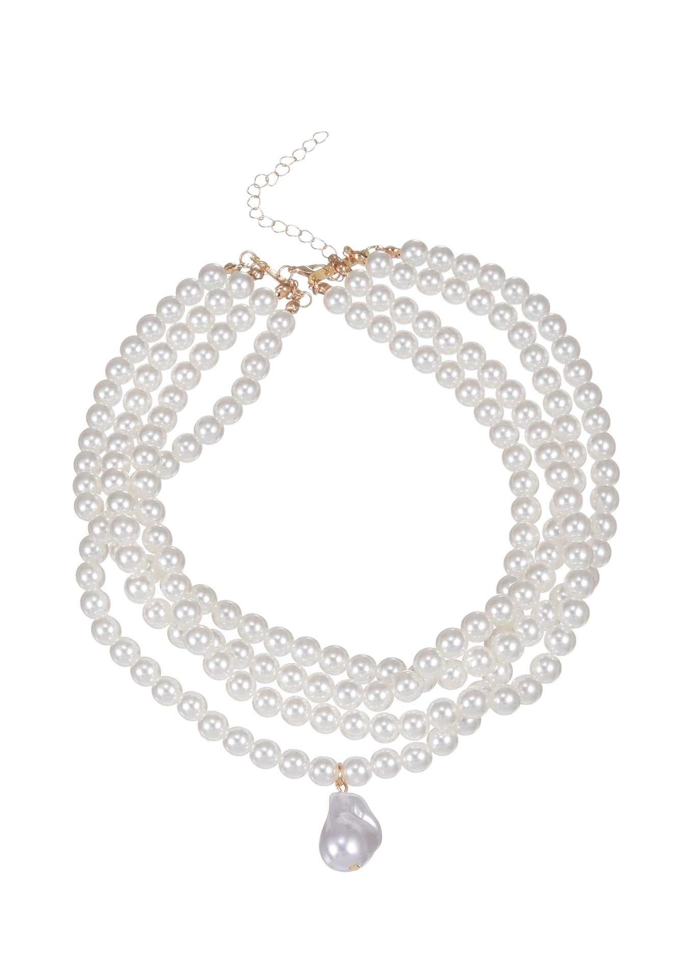 Alexa Elegant Pearl Choker Necklace – Maison Foufou