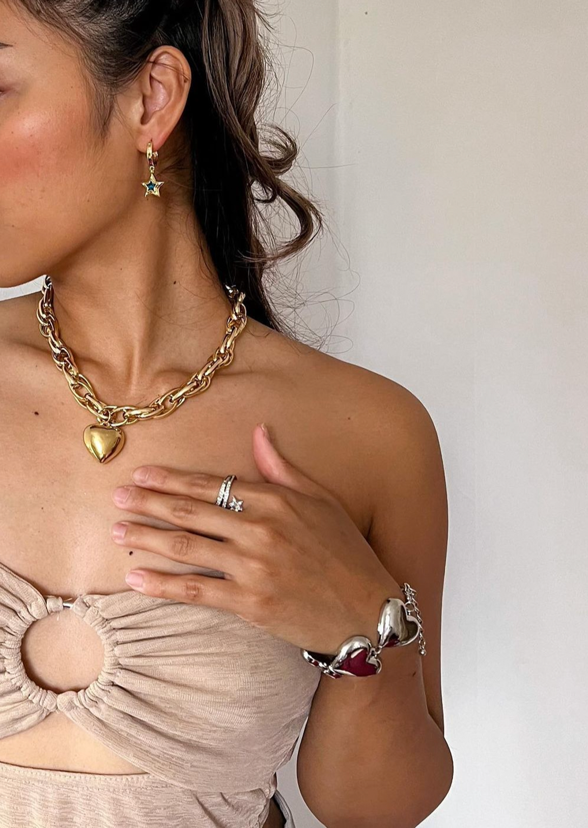 Collar Chloe In Love Corazón Dorado