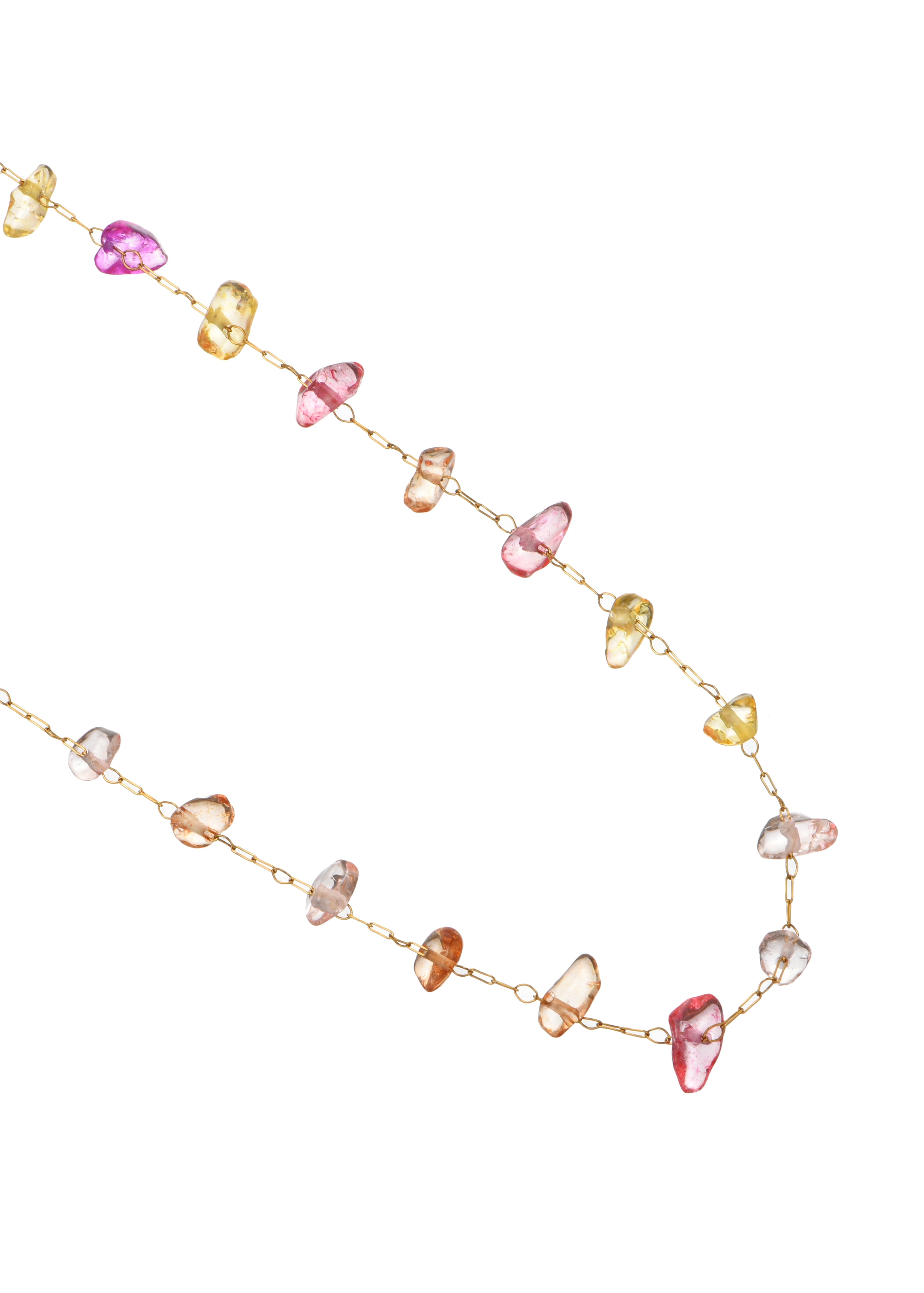 Calli Crystal Colorful Stones Necklace