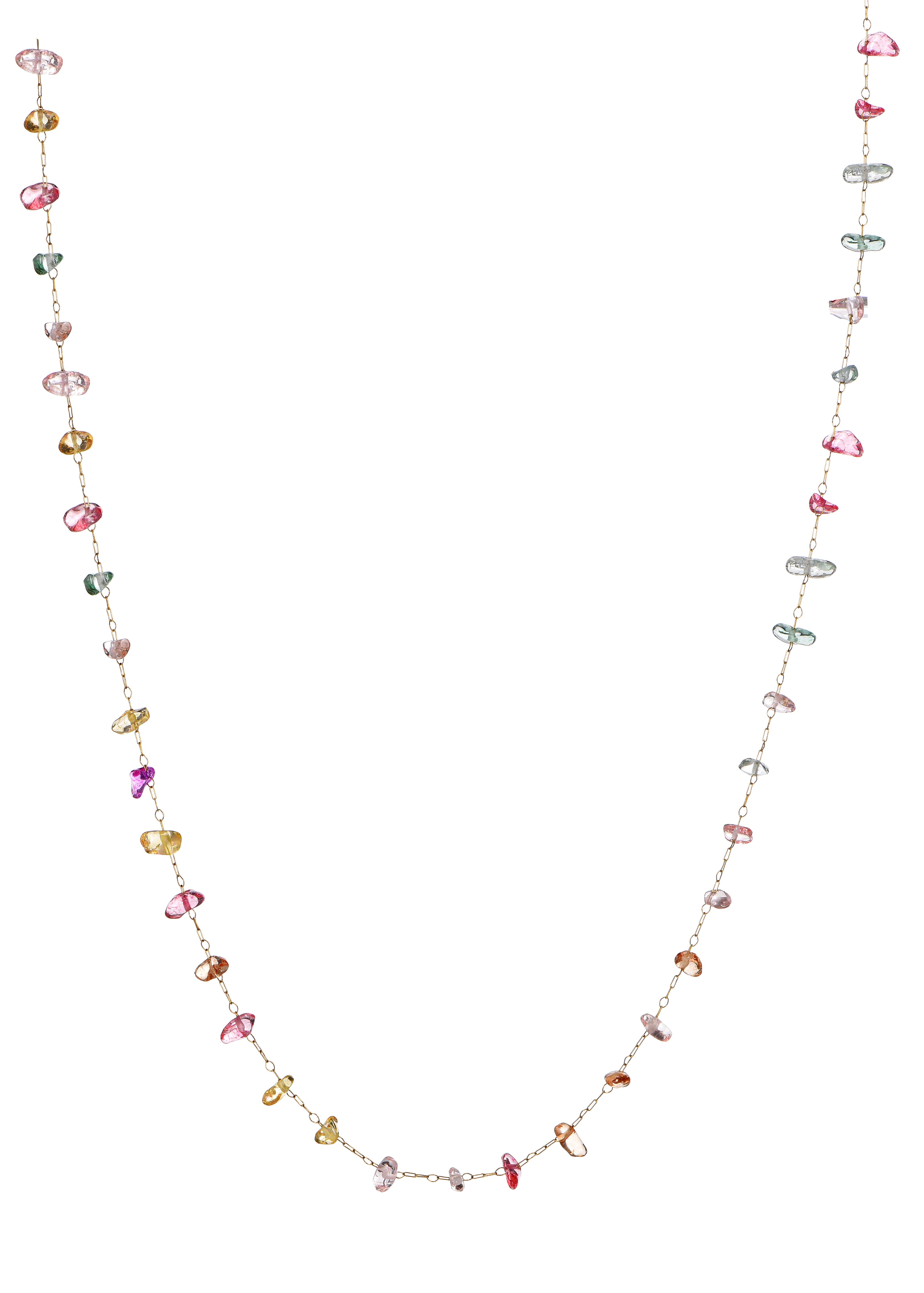 Calli Crystal Colorful Stones Necklace