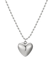 Isabelle Silver Heart Necklace