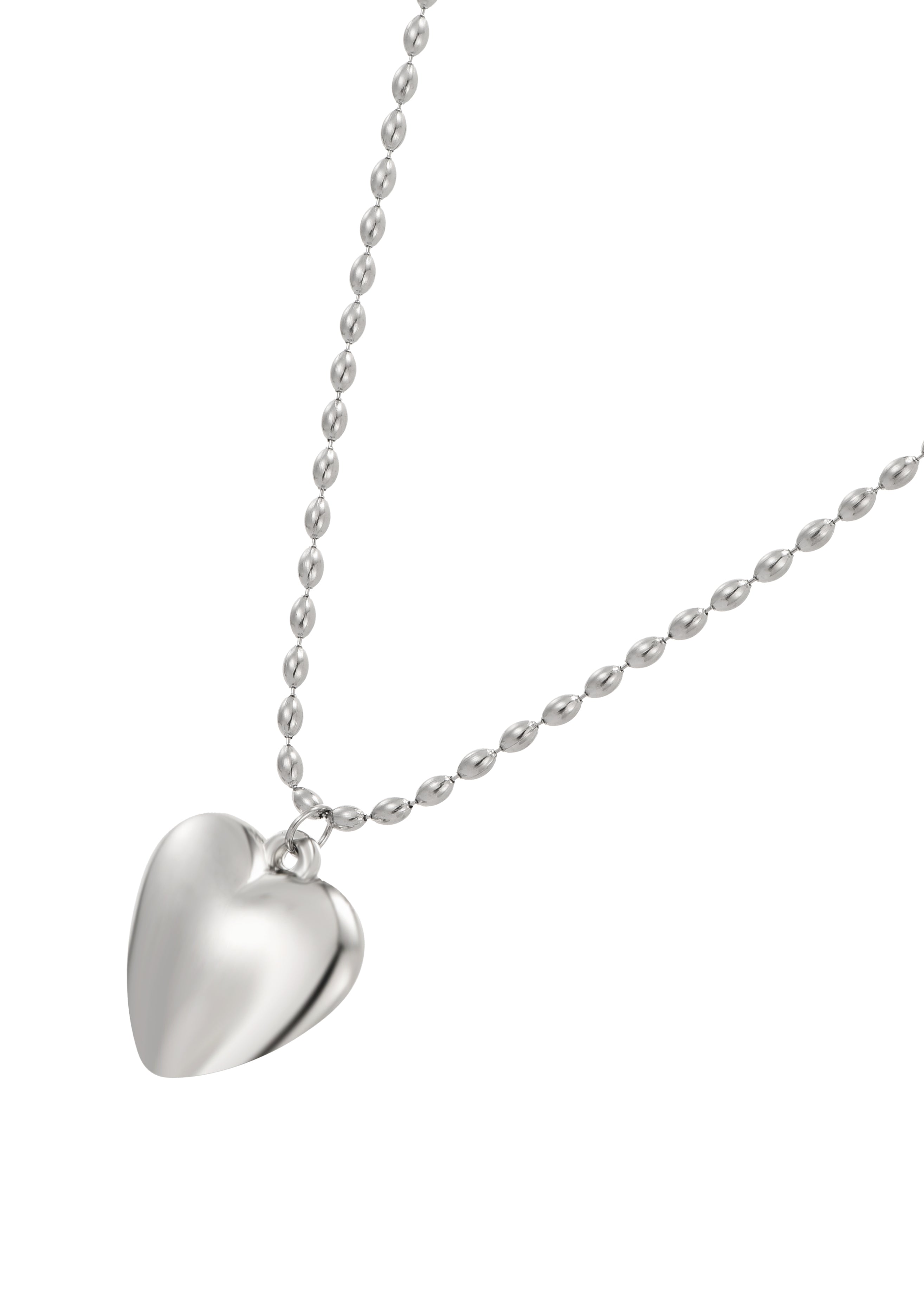 Isabelle Silver Heart Necklace