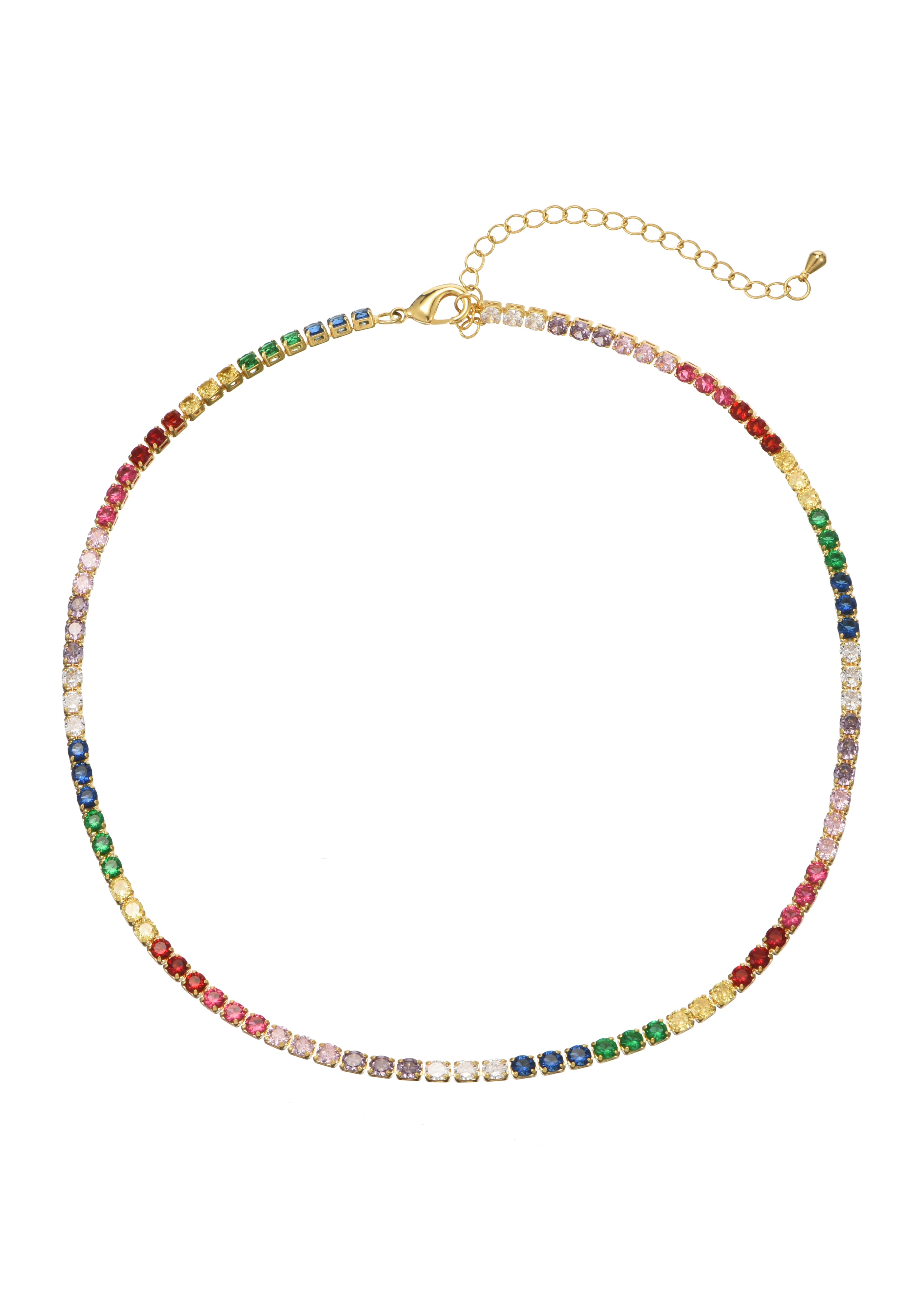 Arcus Rainbow Colorful Necklace – Vintage Jewelry for Women