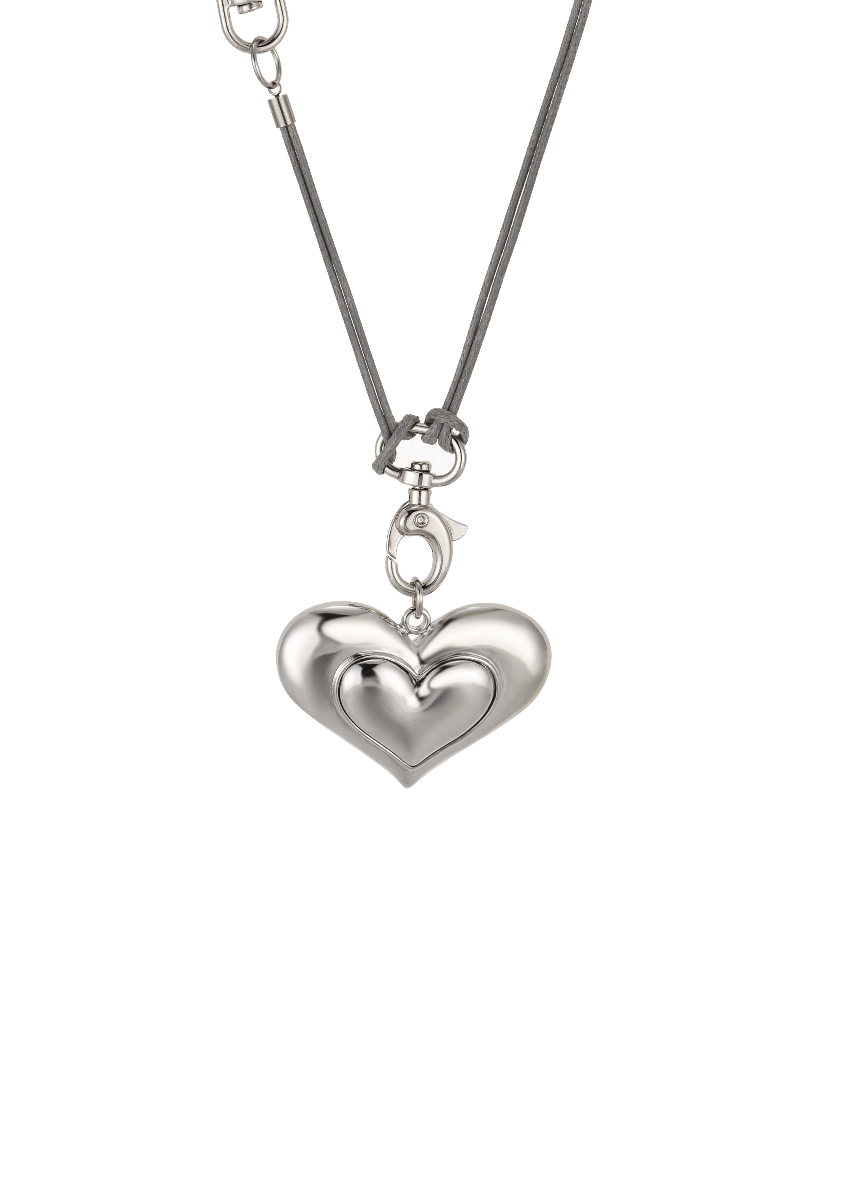 Sandy Heart Silver Necklace – Maison Foufou