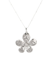 Remy Bloom Silver Flower Necklace