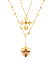 Blissful Seraphim - Necklace Silver Set
